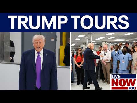 Trump tours Ohio pharmaceutical company
