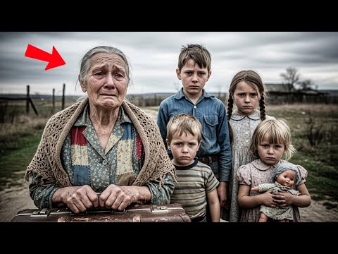 Anciana Es Expulsada De Su Propia Casa Con Sus 4 Nietos, Pero Encuentra Una Casa Abandonada