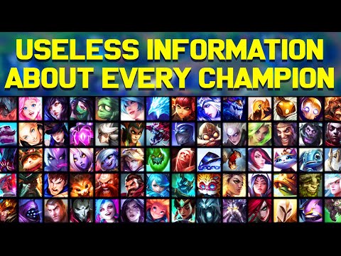One Useless Fact about EVERY LoL Champion!