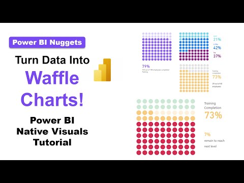How to Create Waffle Charts in Power BI | Native Visuals Tutorial