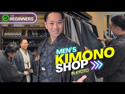 Kyoto’s Welcome Spot for Men’s Kimono Beginners – A Local’s Pick