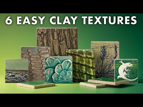 6 Easy Pottery Textures Using Natural Elements