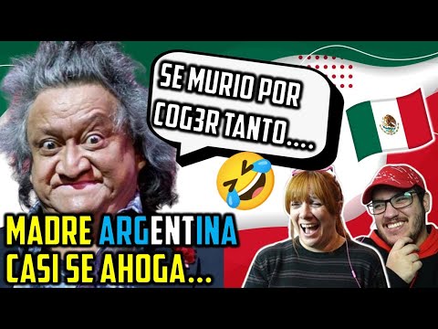 MADRE ARGENTINA CASI SE AHOGA DE RISA CON UNO DE LOS MEJORES CHISTES DE JORGE FALCON! 🤣🇲🇽