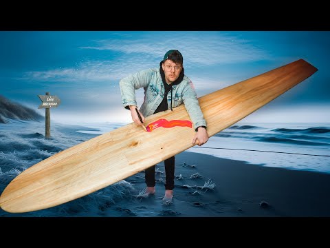 Making an Insane Custom Painted Surfboard, then Actually Surf it.