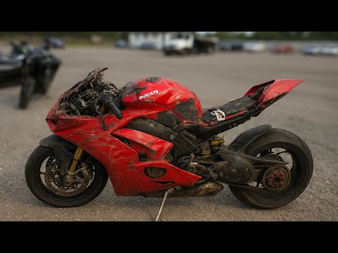 I BOUGHT A WRECKED DUCATI PANIGALE V4S!!