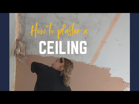 How to plaster a ceiling, for beginners