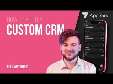 Build a Custom CRM || Full App build