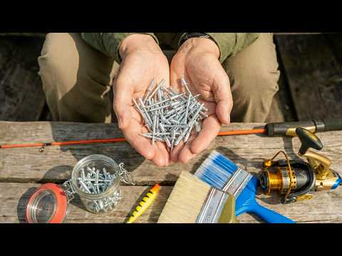 60-year-old Fisherman SECRET BRUSH bait! Fish go crazy