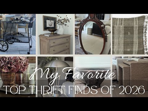 Best Thrift Finds of 2025 / Amazing Home Decor Thrift Shop Scores and Makeovers!