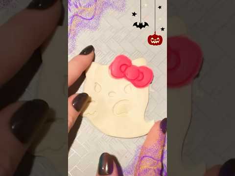 Halloween Hello Kitty Ghost Playdough Video #Halloween #HelloKitty #Playdough