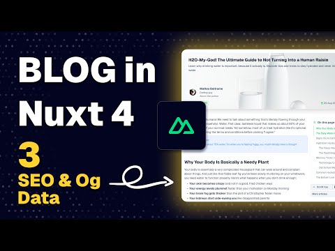 Nuxt Content + Nuxt 4: skyrocket your blog SEO (Part 3)