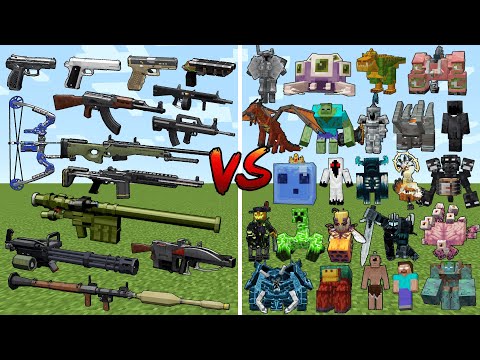 What Superb Warfare Weapons can Beat the most Minecraft Bosses?