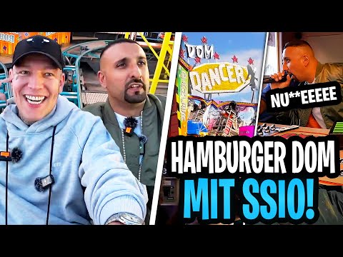 HAMBURGER DOM ft. SSIO!😂 Wildwasserbahn, Enten Angeln & RealTalks🎢 MontanaBlack IRL