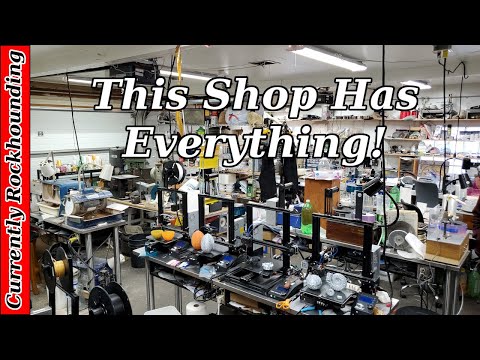 Mike Zinski's Amazing Lapidary Shop // 3D Print Your Own Machines!
