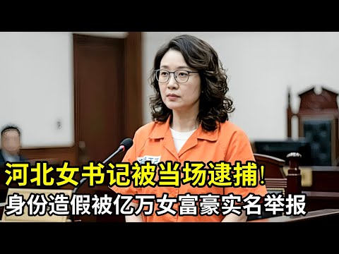 河北女书记被当场逮捕!身份造假被亿万女富豪实名举报,女富豪父亲刚去世,女书记就冒名侵害亿万财产