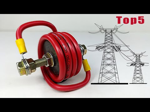 Top 5 Powerful Free Energy Generator 240v at Home Using Coper wire and Magnet