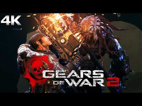 GEARS OF WAR 2 All Cutscenes (Full Game Movie) XBOX SERIES X 4K Ultra HD