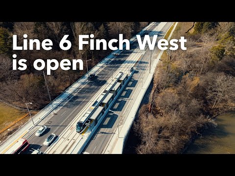 Line 6 Finch West is officially open