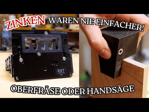 Zinken - schnell und einfach! Mit diesen Vorrichtungen für Oberfräse und Handwerkzeugen klappt es!!!