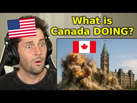 American Reacts to Canada Blasting a Huge Hole Outside its Parliament