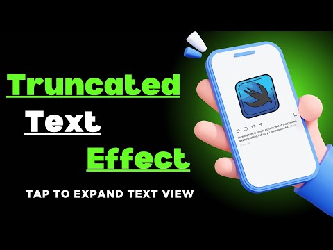 Expandable Text View | Text Truncation Effect | Text Renderer API | SwiftUI