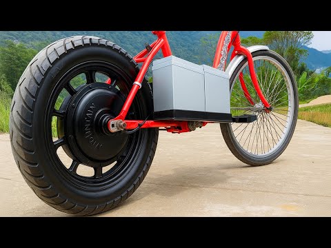 I HAD A BRAVE IDEA! TURN MY BIKE INTO AN ELECTRIC VEHICLE