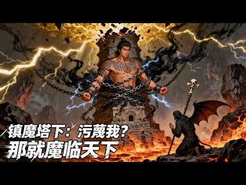 《镇魔塔下：污蔑我？那就魔临天下》被废修为镇压镇魔塔，全宗以为他完了，谁知塔底万年魔尊跪喊主人，他踏碎塔顶：“这一世，我要魔临天下！”#小說推荐#玄幻#修仙#漫畫解說#故事#有聲小說