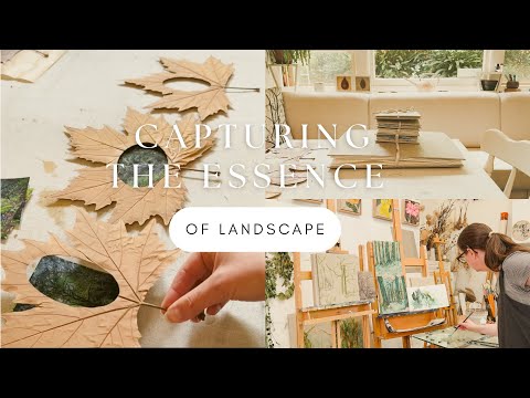 Chasing the spiritual essence of landscape in art practice | Sketching | Oil Painting | Be Prolific!