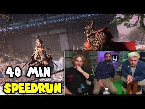 Lil Aggy shows Squeex and Ludwig how to speedrun Sekiro