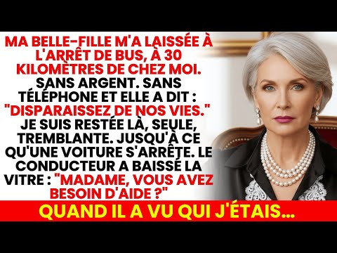 "Disparais De Nos Vies", Dit Ma Bru M'abandonnant Sans Argent…Une Voiture S'arrêta. Quand Il Me Vit…