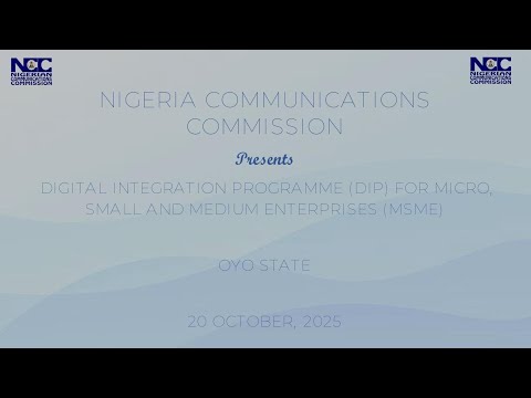 NCC - Digital Integration Training for MSMEs @ Ibadan