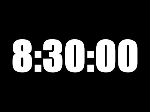 8 HOUR 30 MINUTE TIMER • 510 MINUTE COUNTDOWN TIMER ⏰ LOUD ALARM ⏰