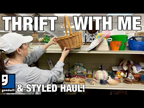 Awkward encounter! Goodwill Thrift Store Shopping• THRIFT HAUL • & Styling Thrift Store Finds •