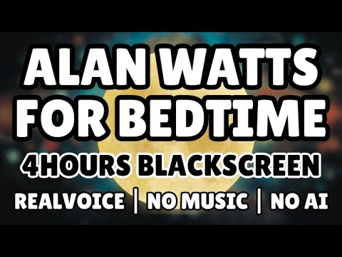 Sleep Well with Alan Watts: Enlightenment While You Sleep - Deep Thoughts with Alan Watts