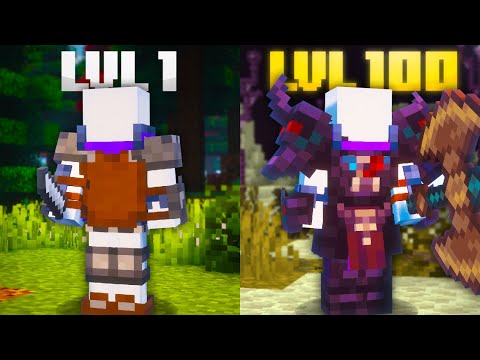I Survived 100 Days in RPG Minecraft