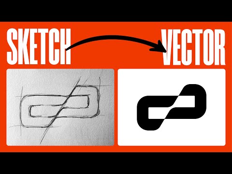 7 Logo design sketches to vector with Adobe Illustrator