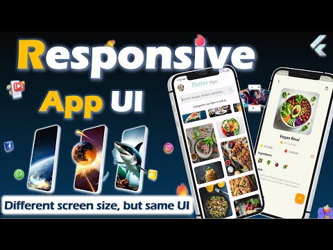 Responsive flutter app | How to make flutter app responsive according to different screen size