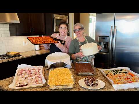 HUGE Meal Prep Day for a Christmas Day Celebration!