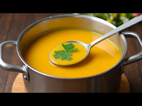 This pumpkin soup is a treasure! Have you ever made such a delicious soup?