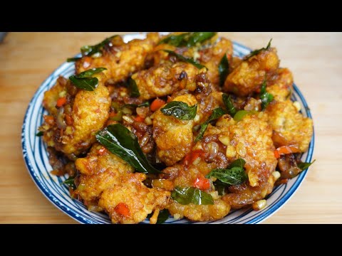 甘香鱼片这样做🐟外酥里嫩，咸香微辣，锅气十足，非常好吃又下饭‼️🍚Kam Heong fish fillets🐟Crispy and tender, salty and slightly spicy