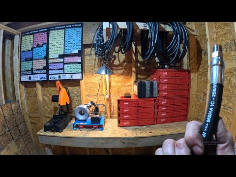 Setting Up A Hydraulic Hose Crimping Station