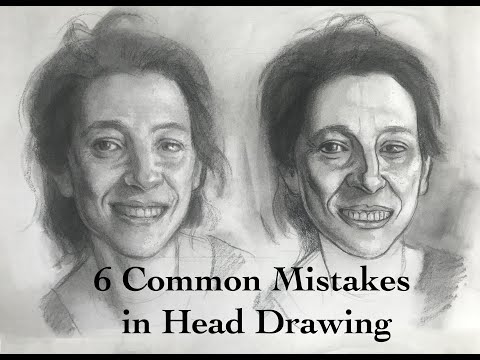 Six common mistakes in head drawing (and how to fix them)