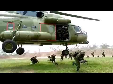UPDF Commandos Showcase Elite Airborne Skills in Jet Helicopter Jump