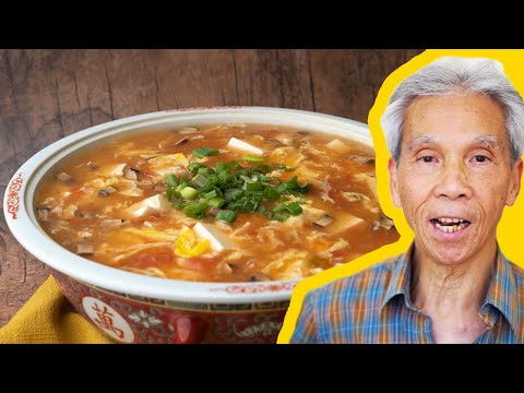 😊  Dad's HEAVENLY Tomato Tofu Soup (番茄豆腐湯)!