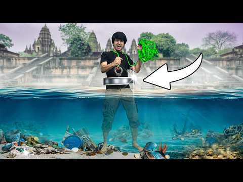 Hunting Treasure Inside River Using SUPER MAGNET