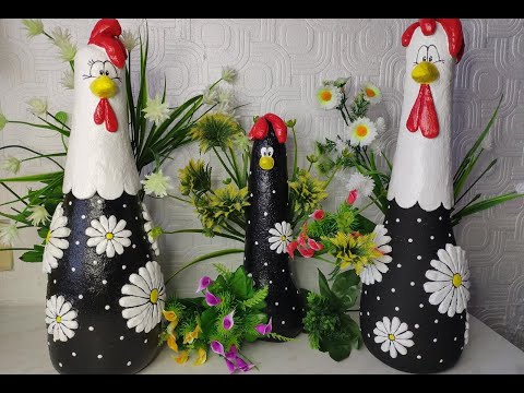 DIY GARDEN FIGURES / Crafts for a garden and a summer residence / Cement flower bed decor