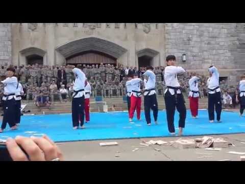 World Premier Taekwondo Team performing at West Point