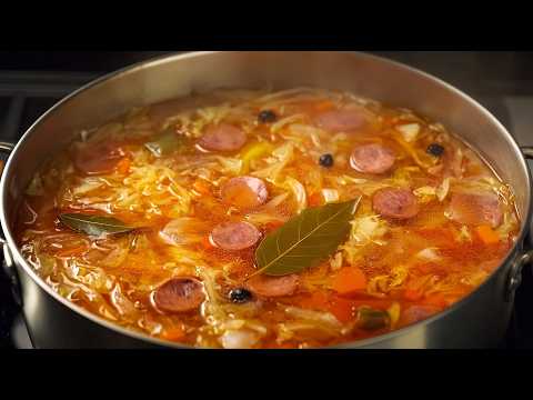This cabbage soup has saved me from surgery! Now I cook soup every day!