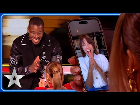 TK Magic & Amanda Holden surprise call DAVINA McCALL in jaw-dropping trick! | Semi-Finals | BGT 2025