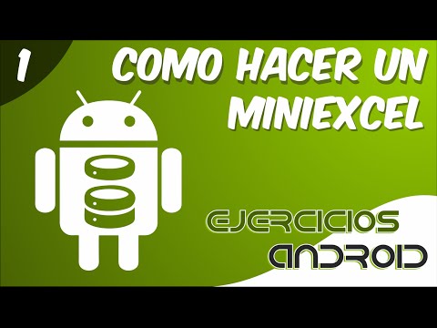 Como hacer un MiniExcel Parte 1 | App Inventor 2